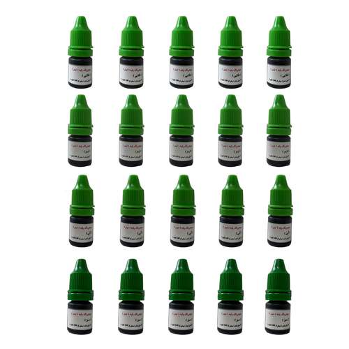  جوهر رنگ رزین اپوکسی مدل smal حجم 5 میلی لیتر بسته 20 عددی