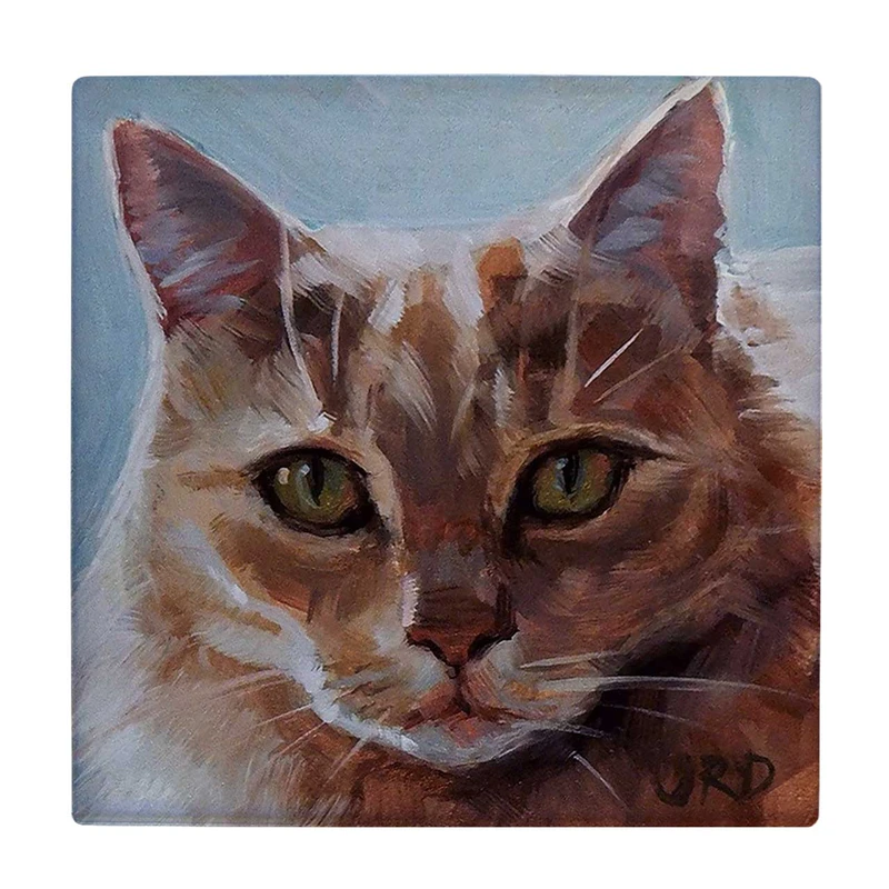   زیر لیوانی  طرح نقاشی گربه کد    6085149_5069