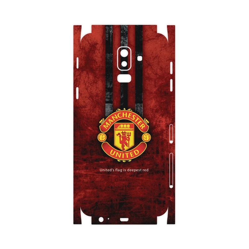 برچسب پوششی ماهوت مدل Manchester-United-FC-FullSkin مناسب برای گوشی موبایل سامسونگ Galaxy J8