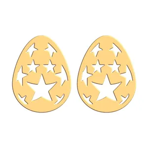 گوشواره طلا 18 عیار زنانه فرشته مدل ستاره WEL-000133