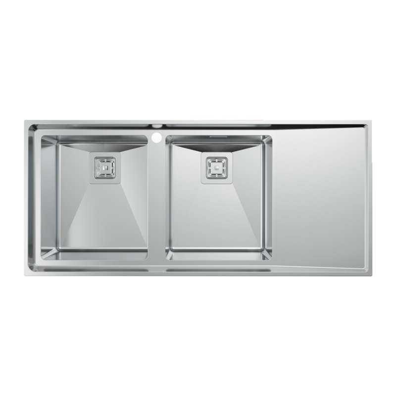 سینک ظرفشویی استیل توکار دو لگنه استیل البرز مدل 952