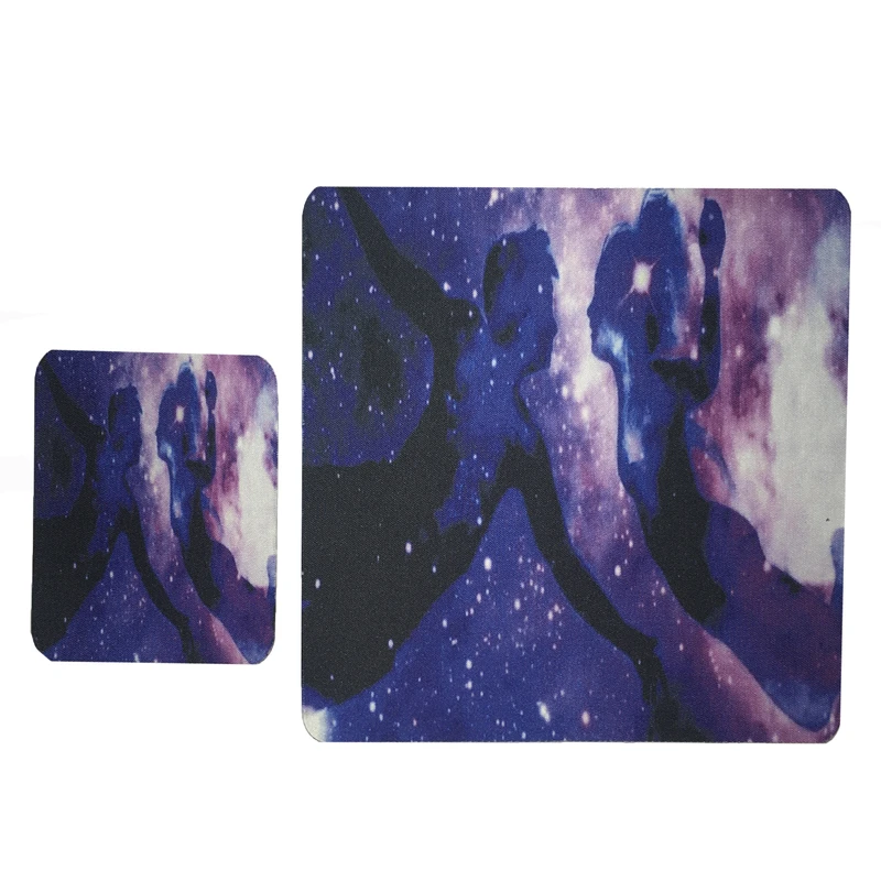 ماوس پد مدل کهکشان کد7 به همراه زیر لیوانی