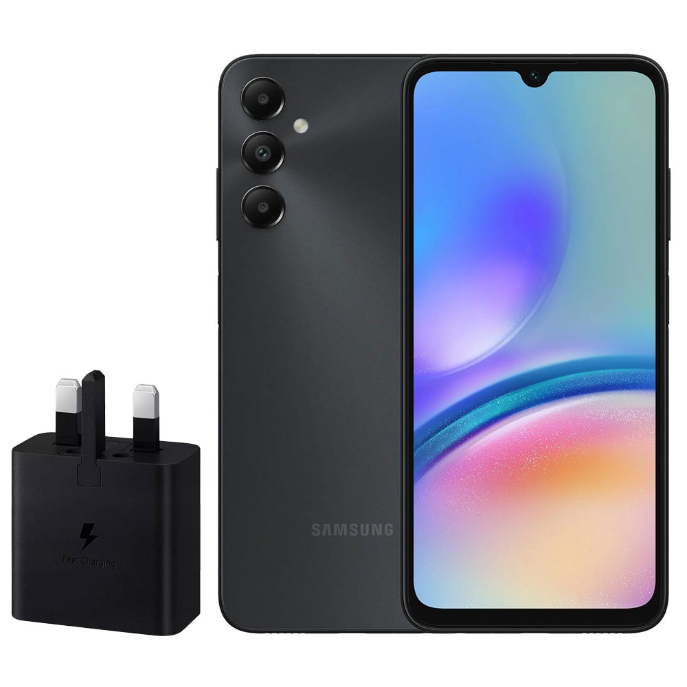 گوشی موبایل سامسونگ مدل Galaxy A05s دو سیم کارت ظرفیت 64 گیگابایت و رم 4 گیگابایت به همراه شارژر 15وات سامسونگ