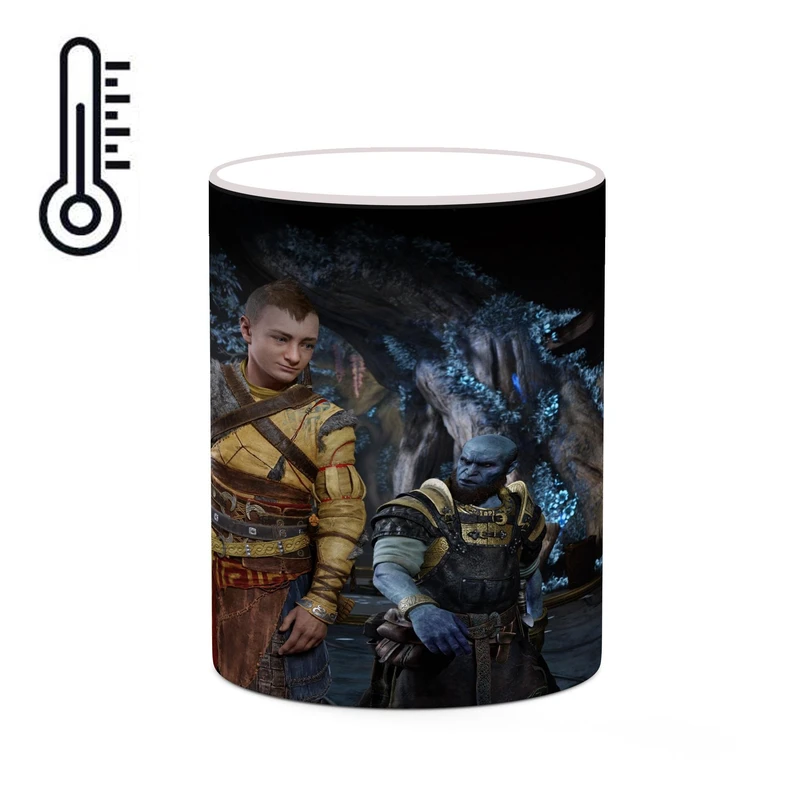 ماگ حرارتی کاکتی طرح گاد آف وار God Of War مدل mgh40619