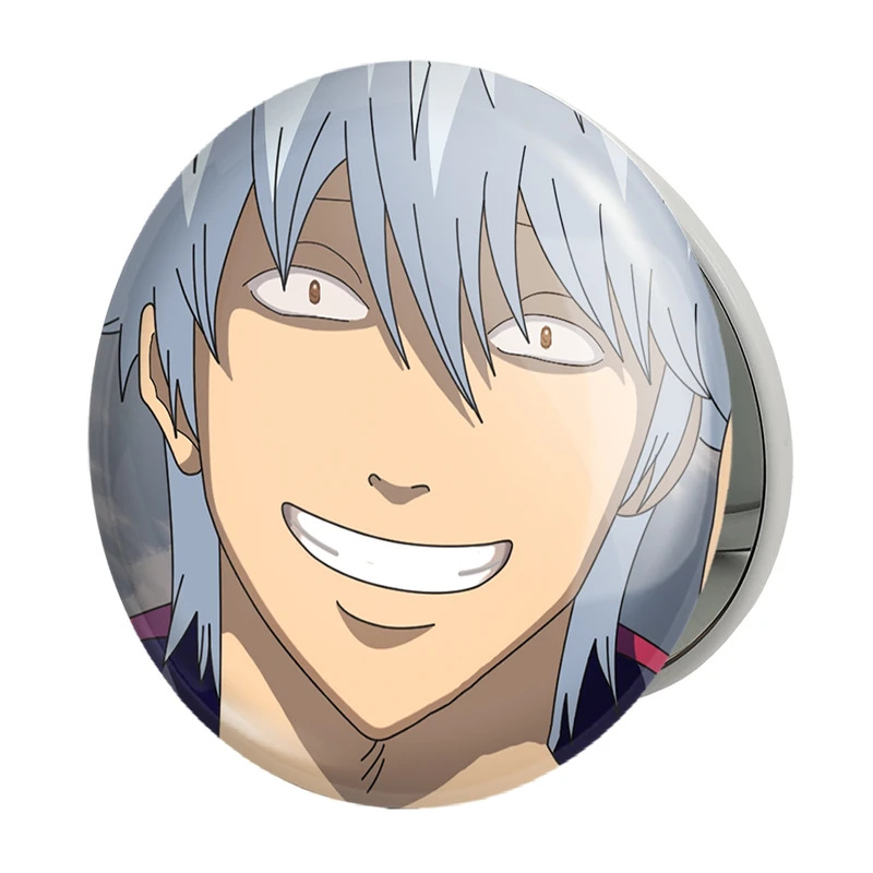 آینه جیبی خندالو طرح گینتاما انیمه گینتاما مدل تاشو کد 12969 