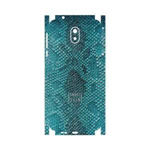 MAHOOT Blue Snake Skin-FullSkin Cover Sticker for Nokia 3.1