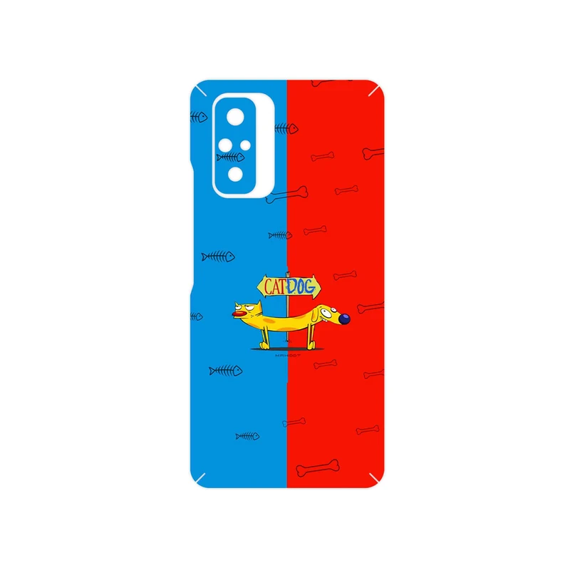 برچسب پوششی ماهوت مدل CatDog مناسب برای گوشی موبایل شیائومی Redmi Note 10 Pro