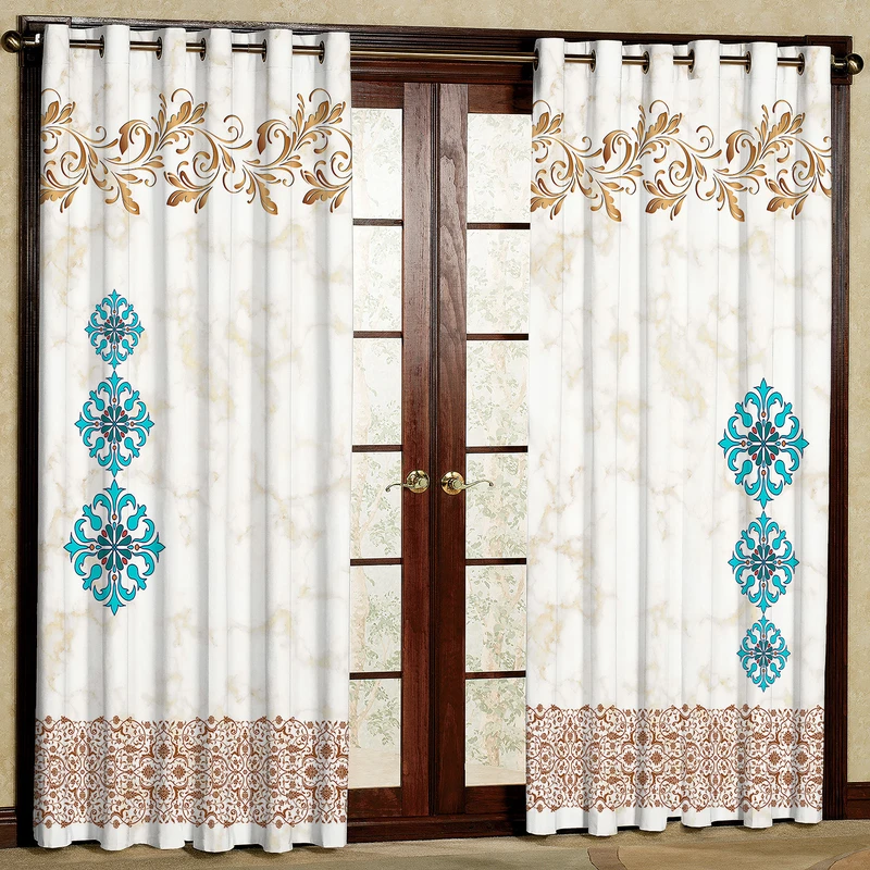 پرده مدل مخمل پانچی کد 4778k5 سایز 200x140 سانتی متر