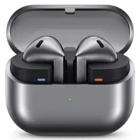 
هدفون بلوتوثی سامسونگ مدل Galaxy Buds3 با نویز کنسلینگ فعال (ANC)، نویز کنسلینگ میکروفون (ENC)، درگاه شارژ USB Type-C، با قابلیت اتصال به چند دستگاه، دارای قابلیت صدای 360 درجه، Galaxy AI، میکروفون سه گانه، پشتیبانی از فرمان لمسی، ضد آب و گرد و غبار
