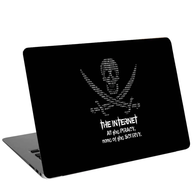 استیکر لپ تاپ طرح Hacker کد cl-287مناسب برای لپ تاپ 15.6 اینچ