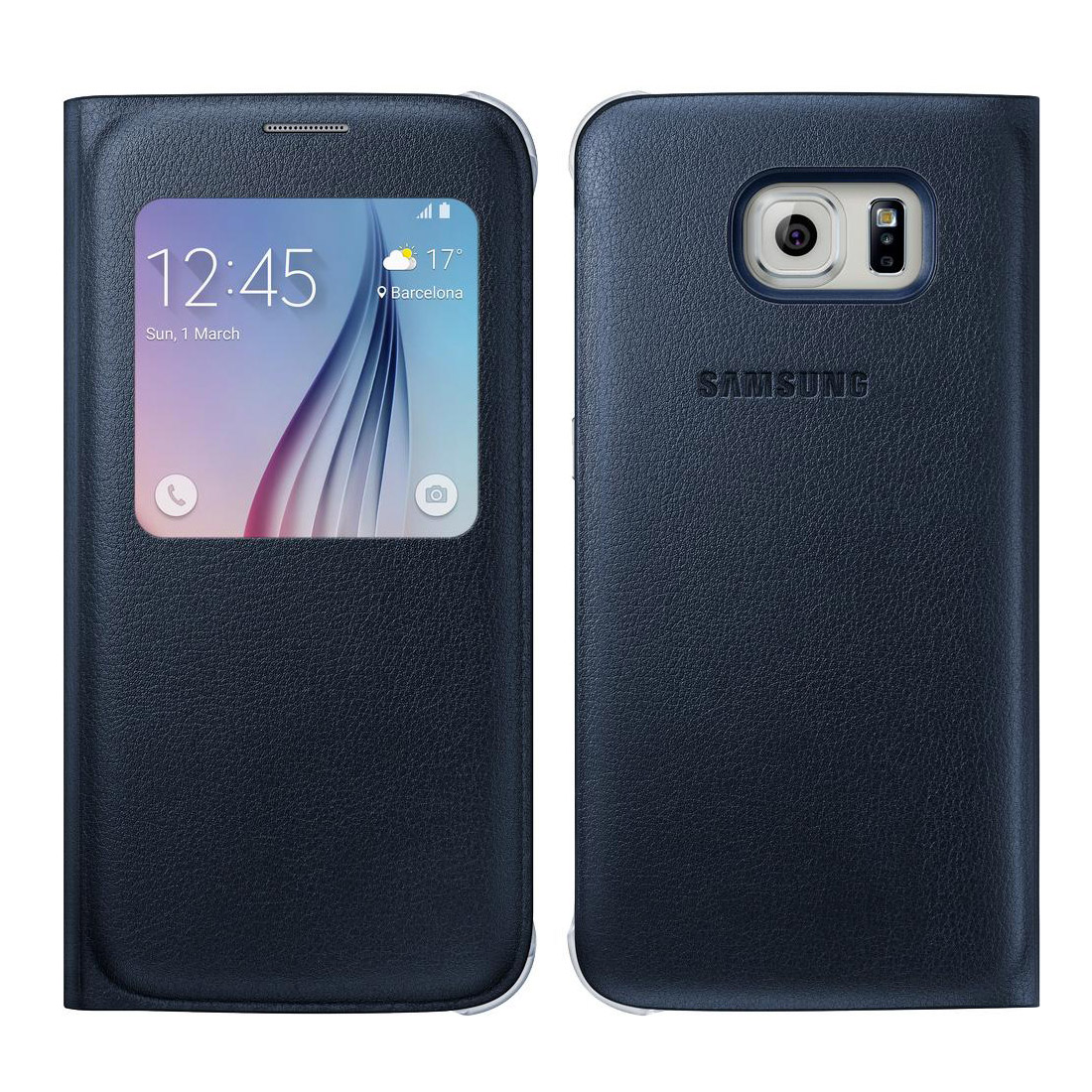 کیف کلاسوری مدل S View Cover مناسب برای گوشی موبایل سامسونگ Galaxy S6                     غیر اصل