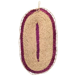 سفره حصیری طرح بیضی کد 1489