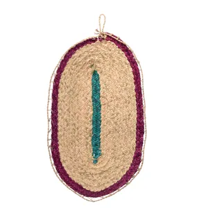 سفره حصیری طرح بیضی کد 1490