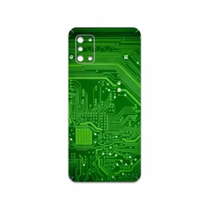 MAHOOT Green Printed Circuit Board Cover Sticker for Samsung Galaxy A31