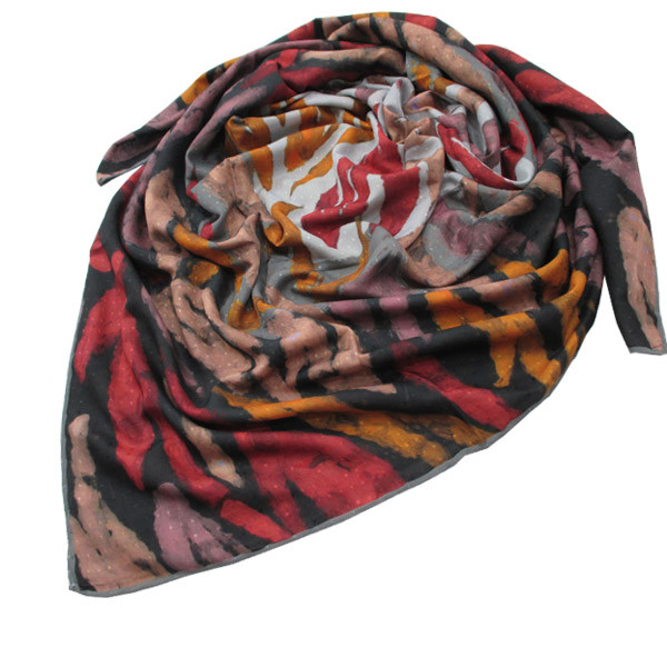 روسری زنانه مدل نخ ابریشم دست دوز کد Z_392_3