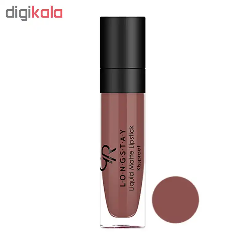 رژ لب مایع مات گلدن رز شماره 22