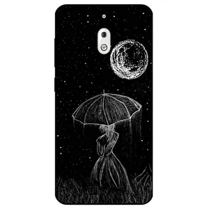 Megafone Girl and Moon 1369 Cover For Nokia 2.1