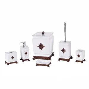 ست سرویس بهداشتی 6 پارچه کنتراست مدل 7270