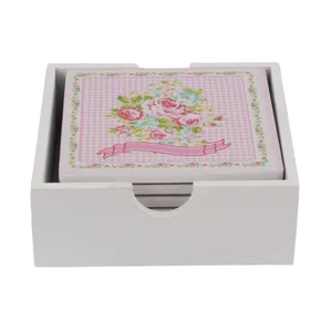 زیر لیوانی مدل  zl6 مجموعه شش عددی 