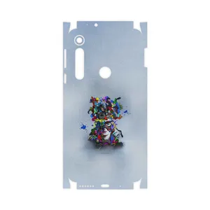 MAHOOT Collage of surreal Portrait of Women 4-FullSkin Cover Sticker for Motorola One Macro