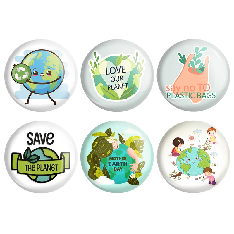 مگنت خندالو طرح محیط زیست کد 1661A مجموعه 6 عددی