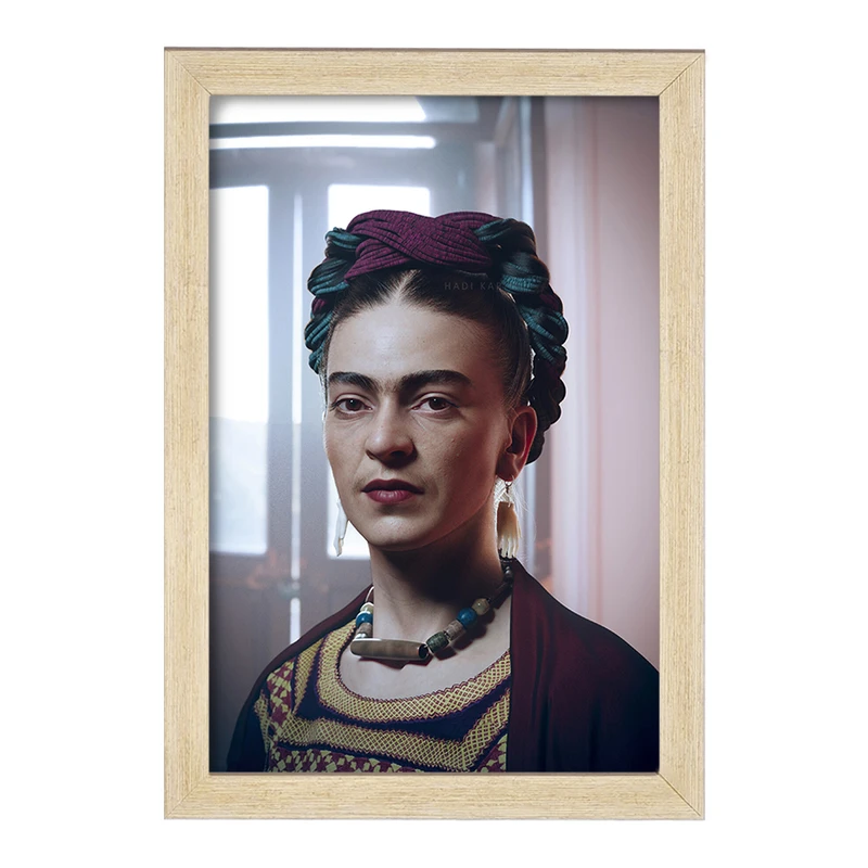 تابلو خندالو مدل فریدا کالو (Frida Kahlo) کد F889