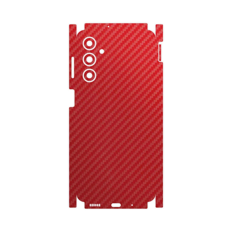 برچسب پوششی ماهوت مدل Red-Fiber-FullSkin مناسب برای گوشی موبایل سامسونگ Galaxy F54