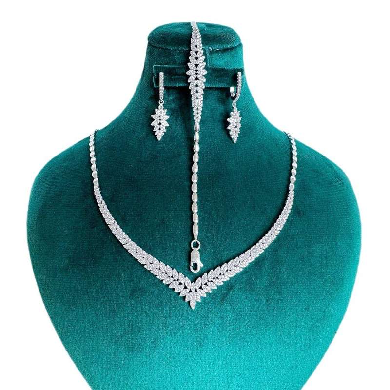 نیم ست نقره زنانه مدل MRJ10361