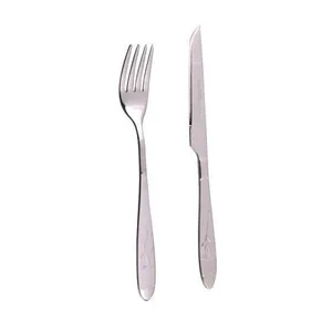 کارد و چنگال میوه خوری 24 پارچه مدل میخک