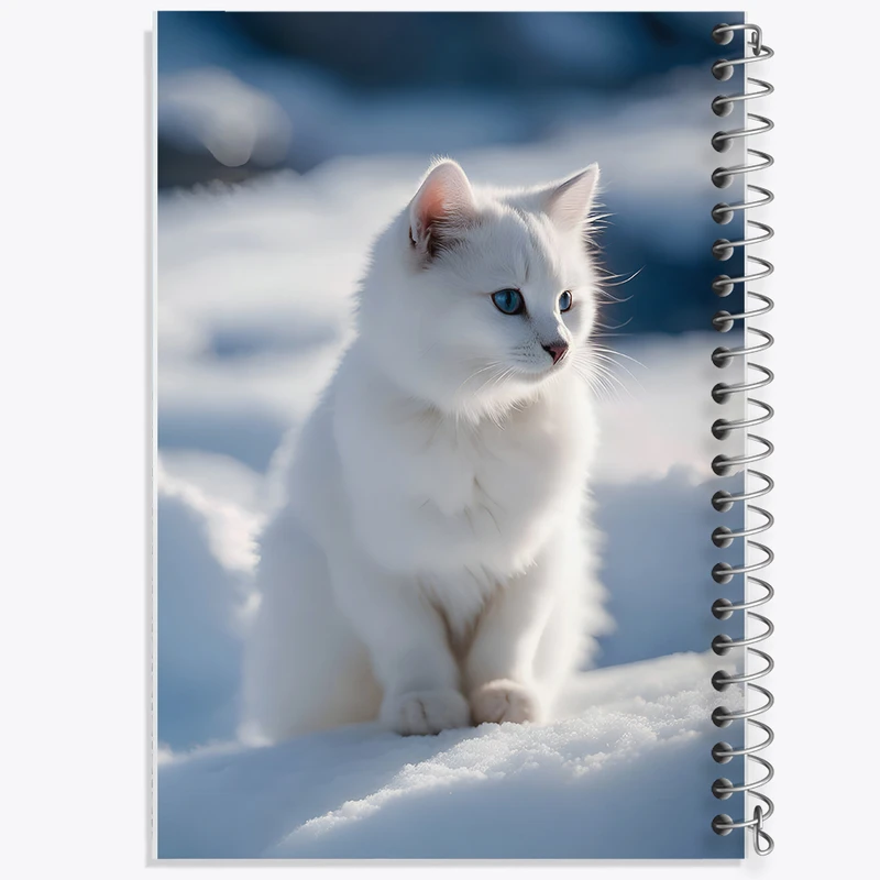 دفتر لیست خرید 50 برگ خندالو طرح گربه کیوت کد N3875