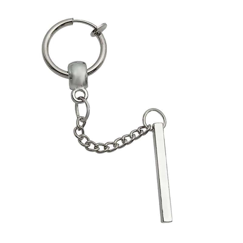 پیرسینگ گوش مدل مکعب عشق زنجیری کد 794PRMZ