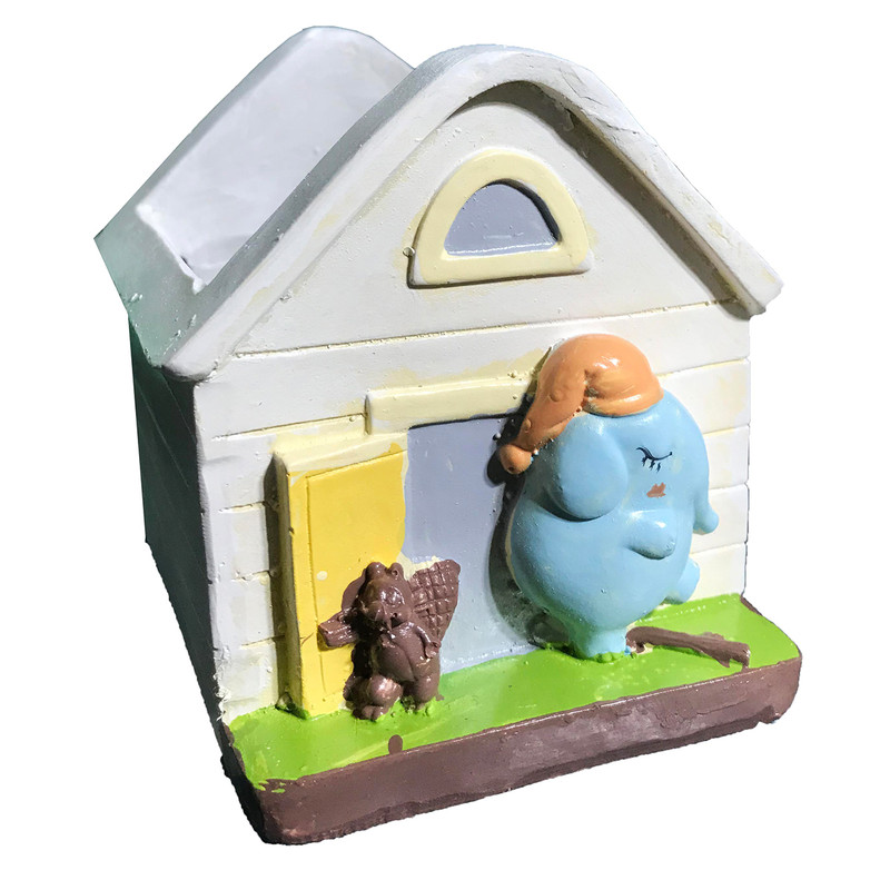 گلدان طرح کلبه کد irsa-513