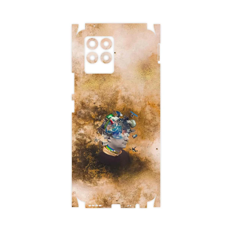 برچسب پوششی ماهوت مدل Collage of surreal Portrait of Men-FullSkin مناسب برای گوشی موبایل ریلمی 8 Pro