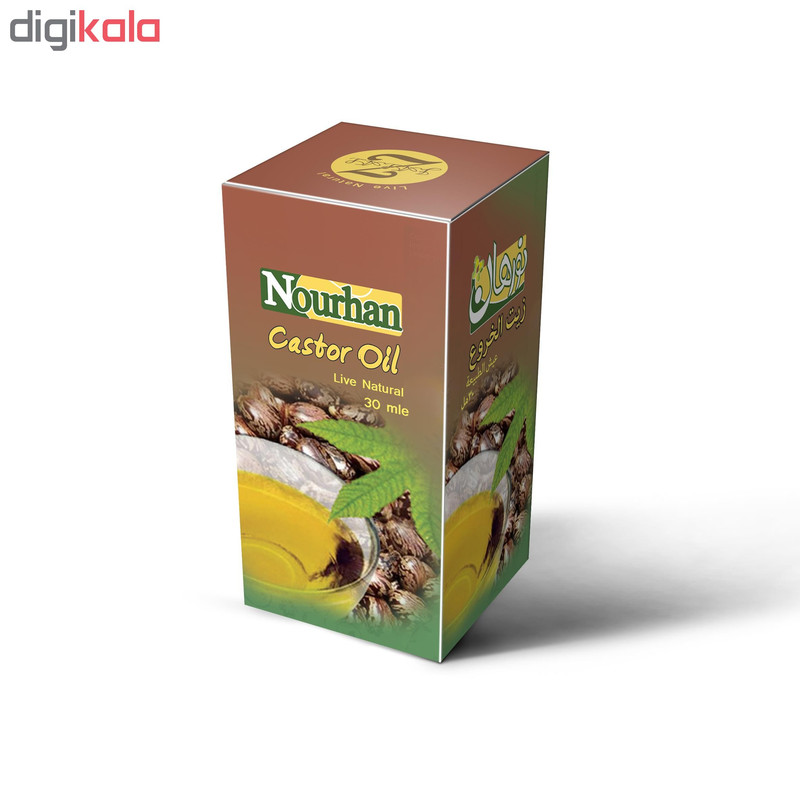 روغن کرچک نورهان حجم 30 میلی لیتر