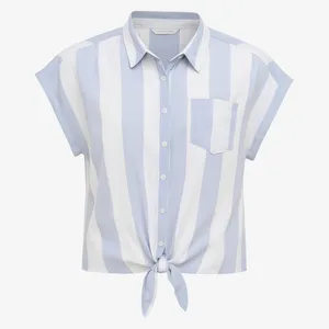 شومیز بدون آستین یقه برگردان زنانه مدل 7810