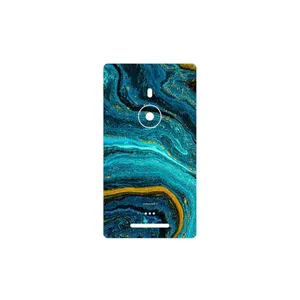 MAHOOT Turquoise marblewith golden streaks Cover Sticker for Nokia Lumia 925