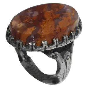 انگشتر نقره مردانه مدل جاسپر JD2323