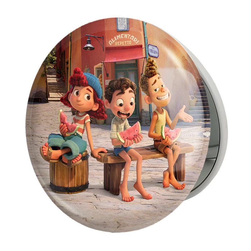 آینه جیبی خندالو طرح انیمیشن لوکا Luca مدل تاشو کد 4531 