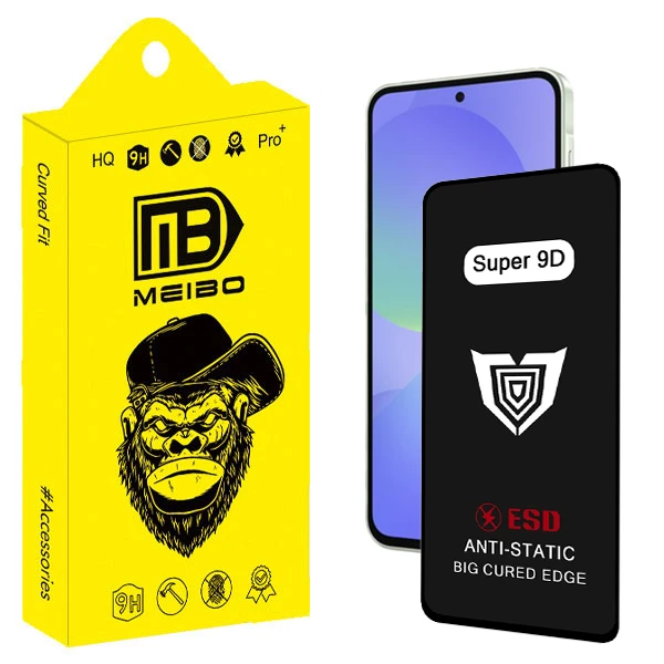محافظ صفحه نمایش میبو مدل Super 9D Glavers مناسب برای گوشی موبایل سامسونگ galaxy s24 fe / a36