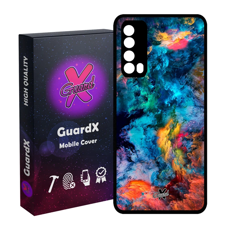 کاور گارد ایکس طرح Colors مدل Glass10117 مناسب برای گوشی موبایل هوآوی Y7A / P Smart 2021