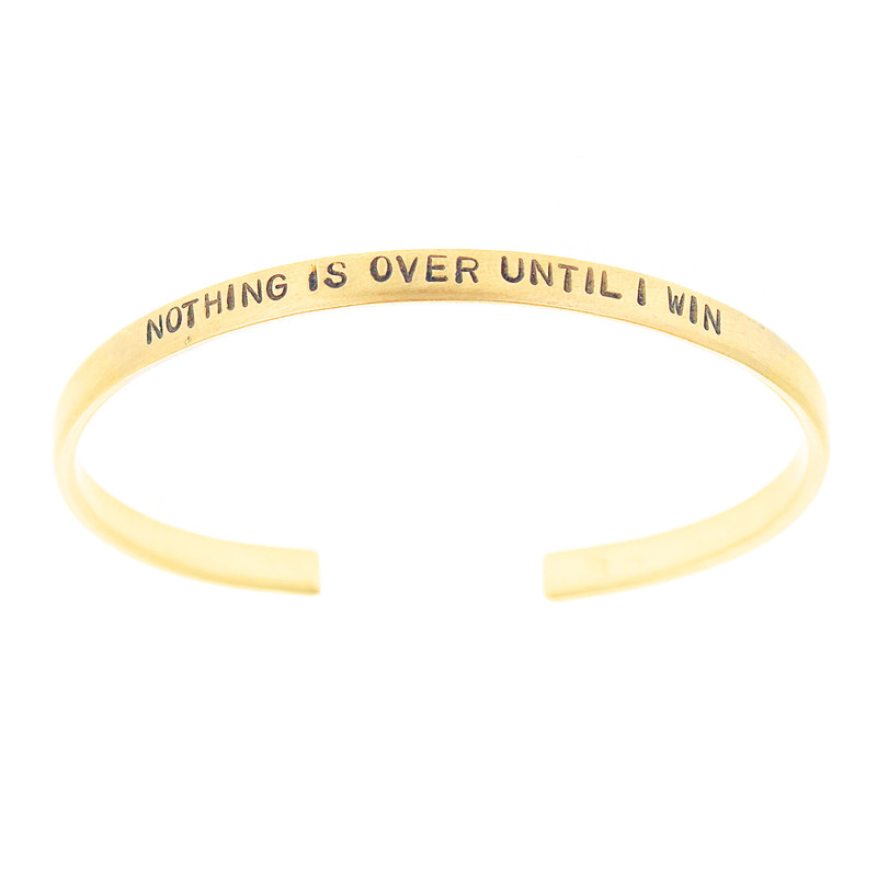 دستبند گالری عزیزی مدل نوشته انگیزشی