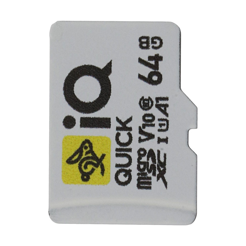کارت حافظه microSDHC اینتلیجنتلی کوئیکلی مدل V10 A1 کلاس 10 استاندارد U1 سرعت 85MBps ظرفیت 64 گیگابایت