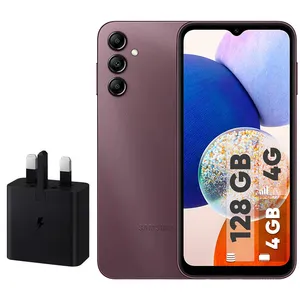 گوشی موبایل سامسونگ مدل Galaxy A14 دو سیم کارت ظرفیت 128 گیگابایت و رم 4 گیگابایت به همراه شارژر 15 وات سامسونگ