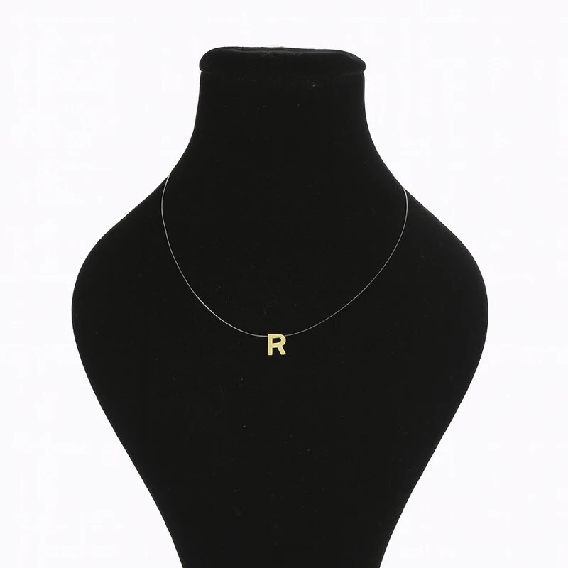گردنبند زنانه مدل حرف R