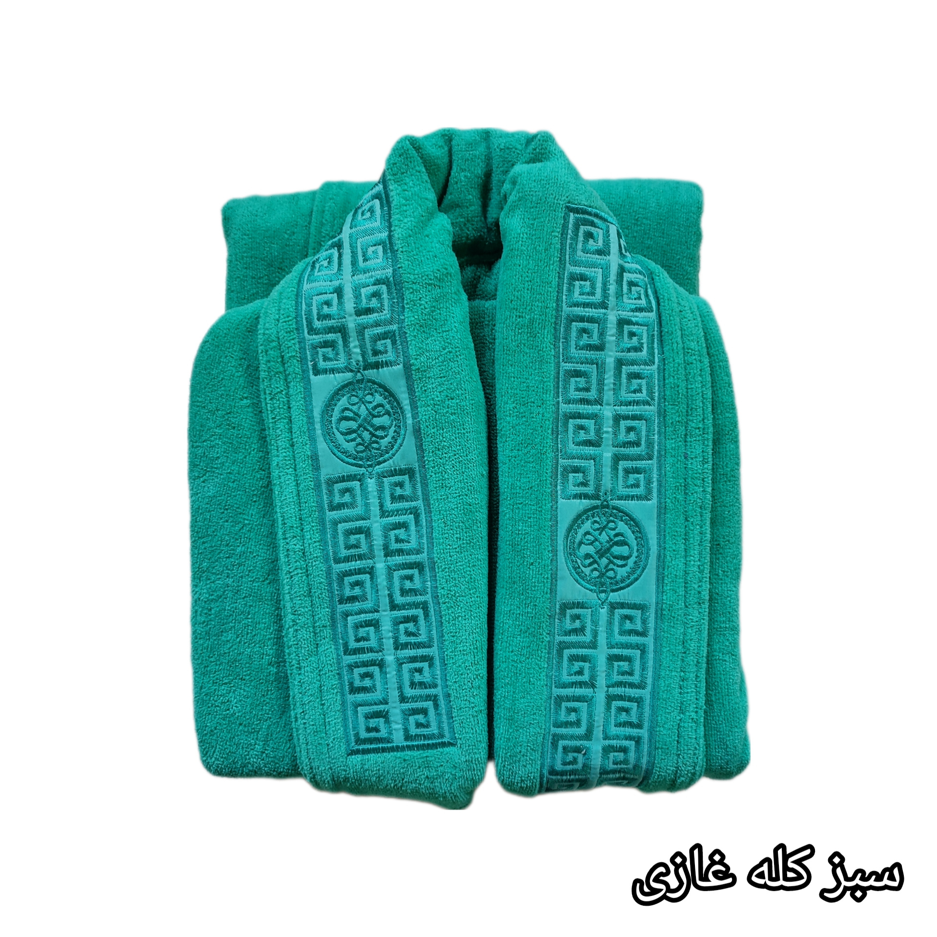 حوله پالتویی طرح تاج کد 204 سایز 125