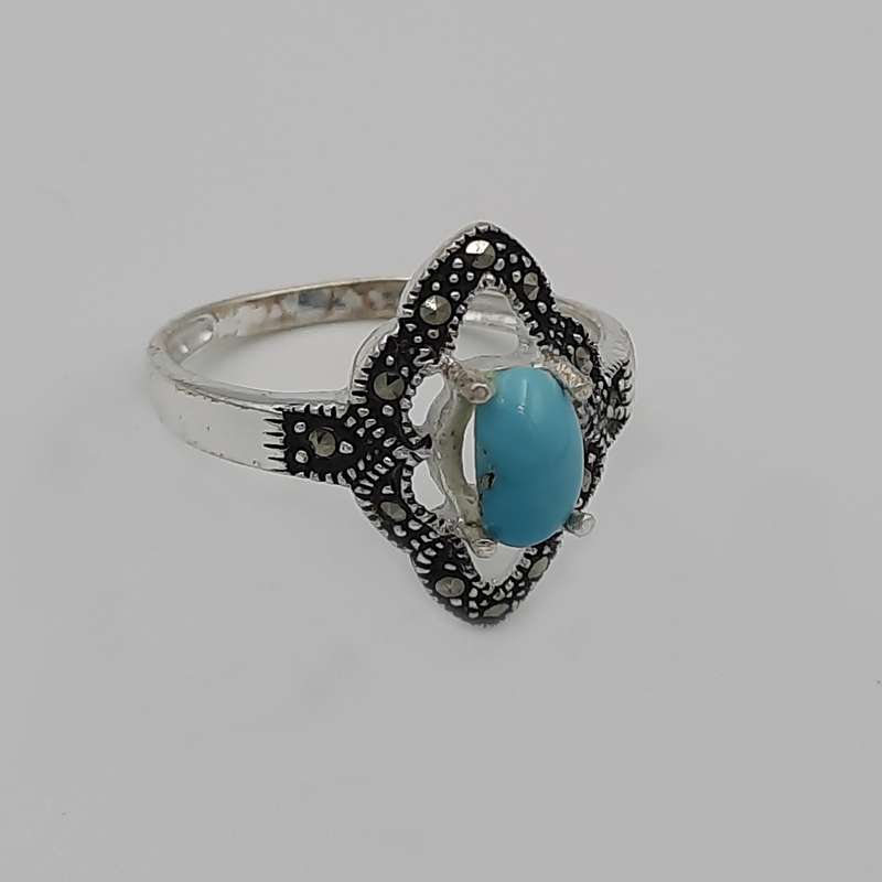 انگشتر نقره زنانه مدل 586