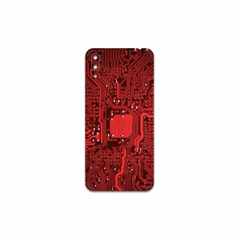 برچسب پوششی ماهوت مدل Red Printed Circuit Board مناسب برای گوشی موبایل هوآوی Y7 Pro 2019