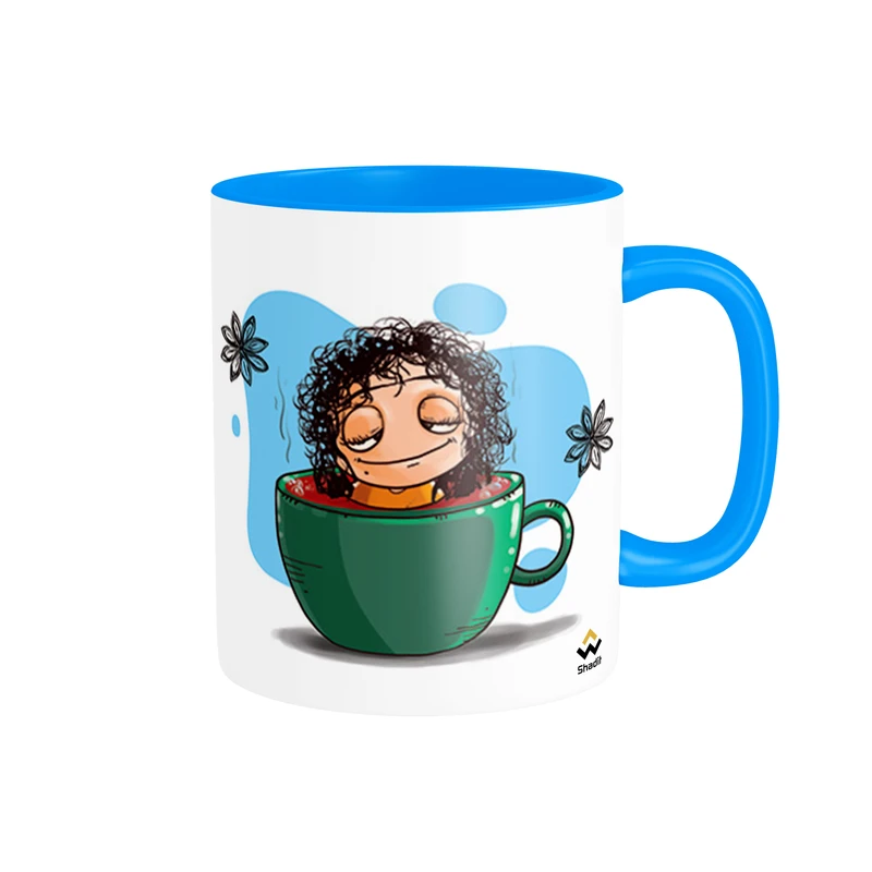 ماگ شادیت طرح تو دنیا هیچی مثل چای حال منو خوب نمی کنه کد 01