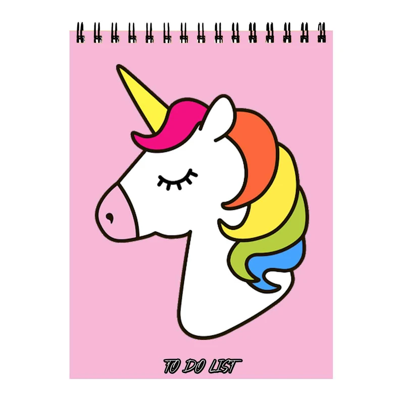 دفتر برنامه ریزی 50 برگ طرح یونیکورن کد 2392