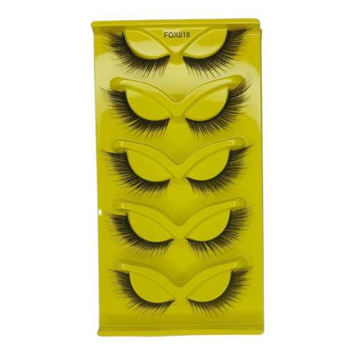 مژه مصنوعی مدل روباهی کد 818 مجموعه 5 عددی